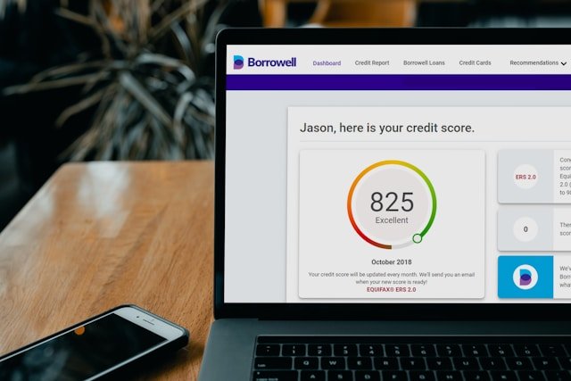 Credit score dashboard